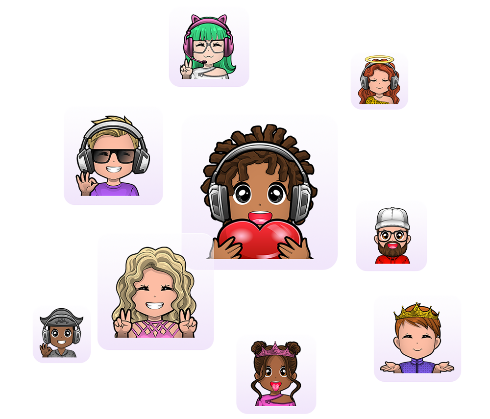Twitch Emotes created with Emotes Maker Example
