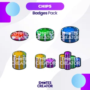 Chips Twitch Sub Badges