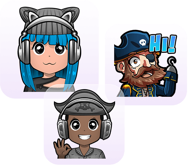 Discord Emotes created with Emotes Maker Example