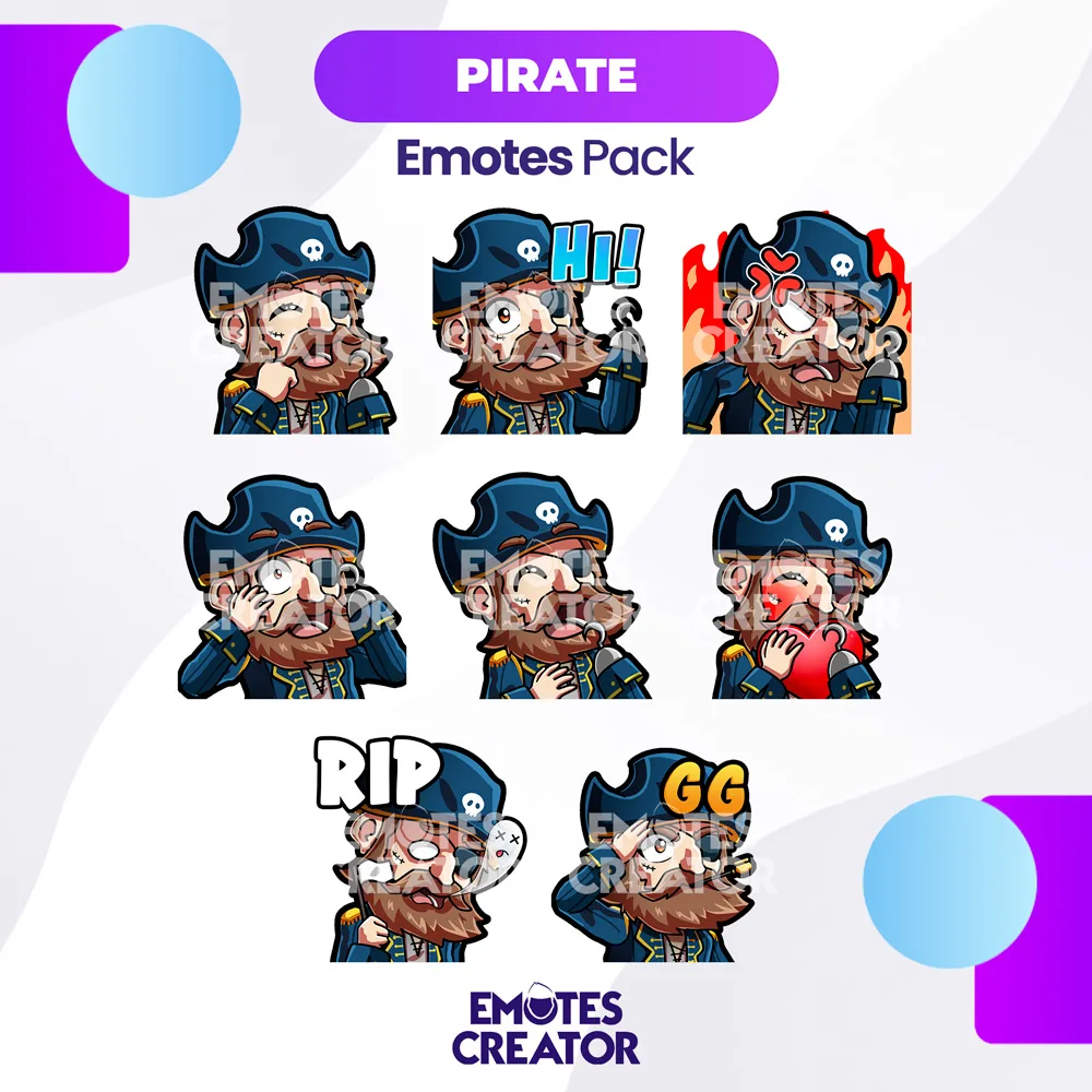 Pirate Flag Animated Emote For Twitch & Discord - Perfect Looping Joll –  PixelsLucky